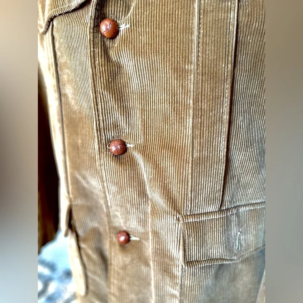 VINTAGE CORDUROY JACKET WITH PLUSH LINING - Picture 10 of 11